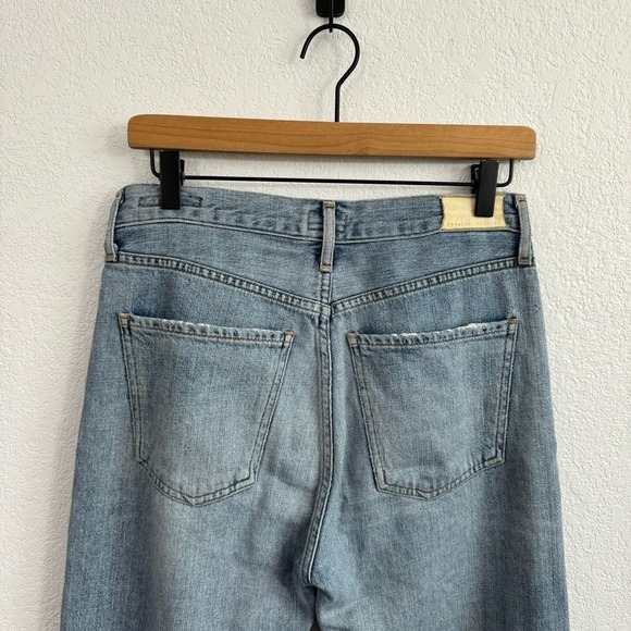 Citizens of Humanity Liya Premium Vintage High Rise Classic Crop Jeans Torn 26 - Picture 9 of 14